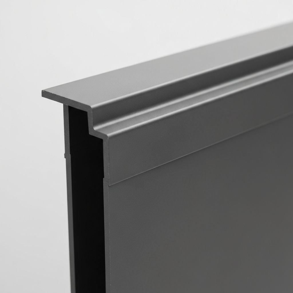 Endboden - Mauerabdeckung / Set inkl. Schnapphalter und Stoßblech