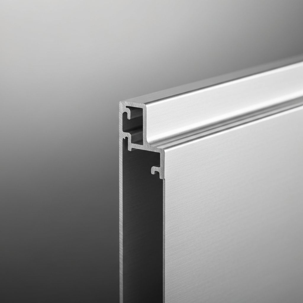 Profil 1,0 m – Mauerabdeckung / Set inkl. Schnapphalter und Stoßblech