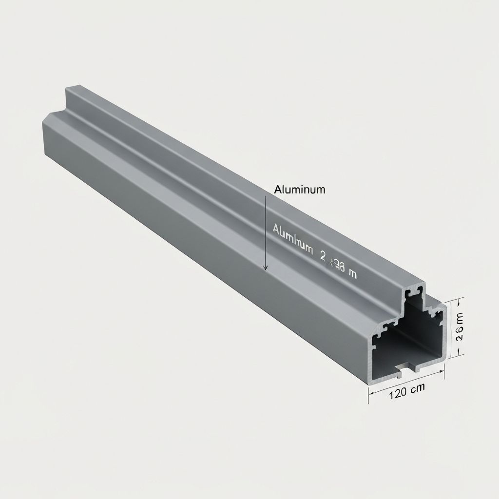 Profil 2,0 m – Mauerabdeckung / Set inkl. Schnapphalter und Stoßblech
