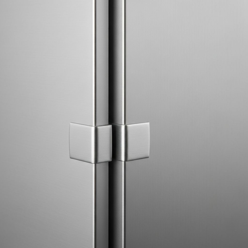 Wandanschluss – Mauerabdeckung / Set inkl. Schnapphalter und Stoßblech